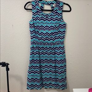 Whale pattern dress
